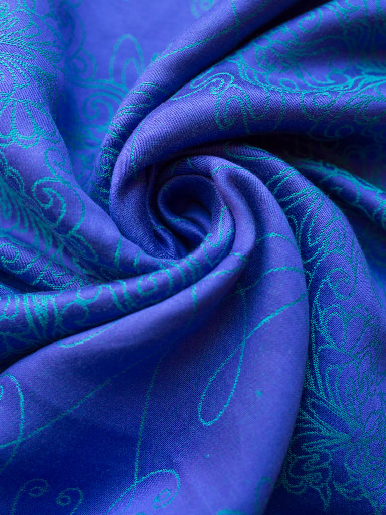 Tragetuch Oscha Lys Into the Blue  (Hanf, schappe silk) Image