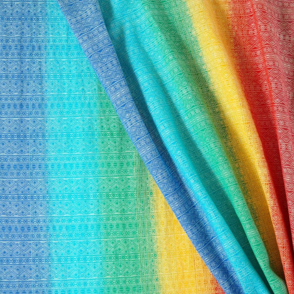 Didymos Prima (Indio, Prima) Marta Rainbow Triblend Wrap (hemp, tussah) Image