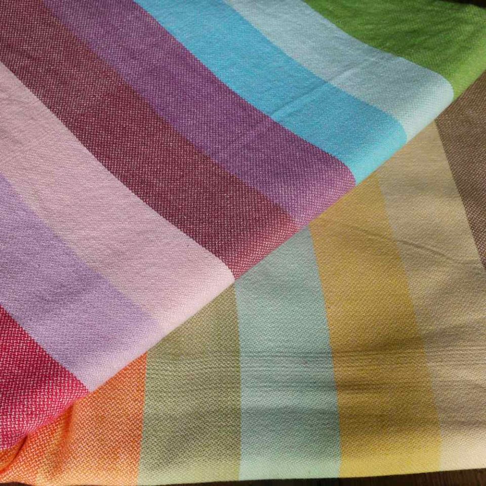 Girasol stripe Mercado Rainbow Pink Wrap  Image