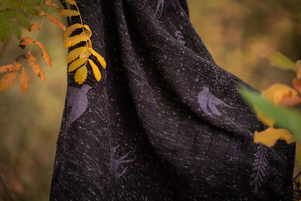 Tragetuch Lovaloom Rondinella Dark Lavender (banana viscose) Image