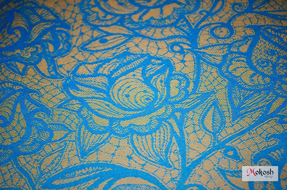 Mokosh-wrap Lace Roses Iris Wrap (cashmere) Image