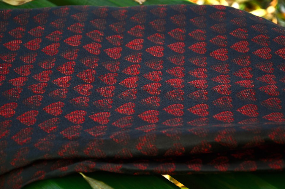 Sensimo Slings Stamphearts Double Ruby Dusk Wrap (viscose, linen) Image