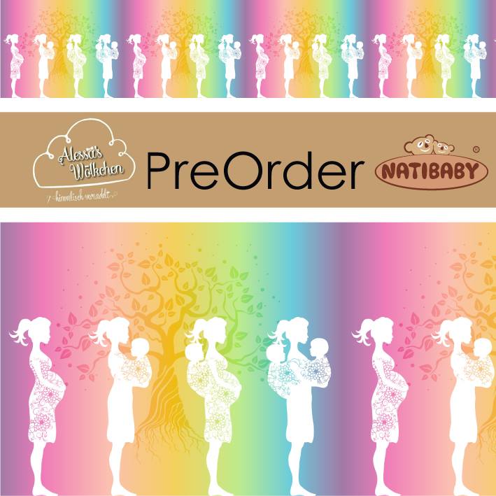 Natibaby Family Tree Flying without wings Wrap  Image