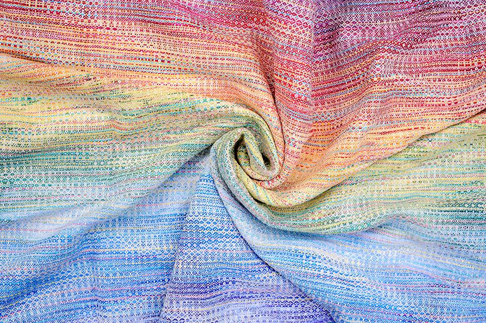 Tragetuch Rainbow cloud crackle weave Rainbow Joy   Image