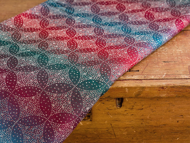 Oscha Starry Night Arthan Wrap (wool, tussah) Image