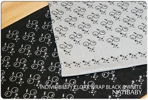 Natibaby INDIVISIBILITY CLOAK WRAP BLACK & WHITE Wrap (merino) Image