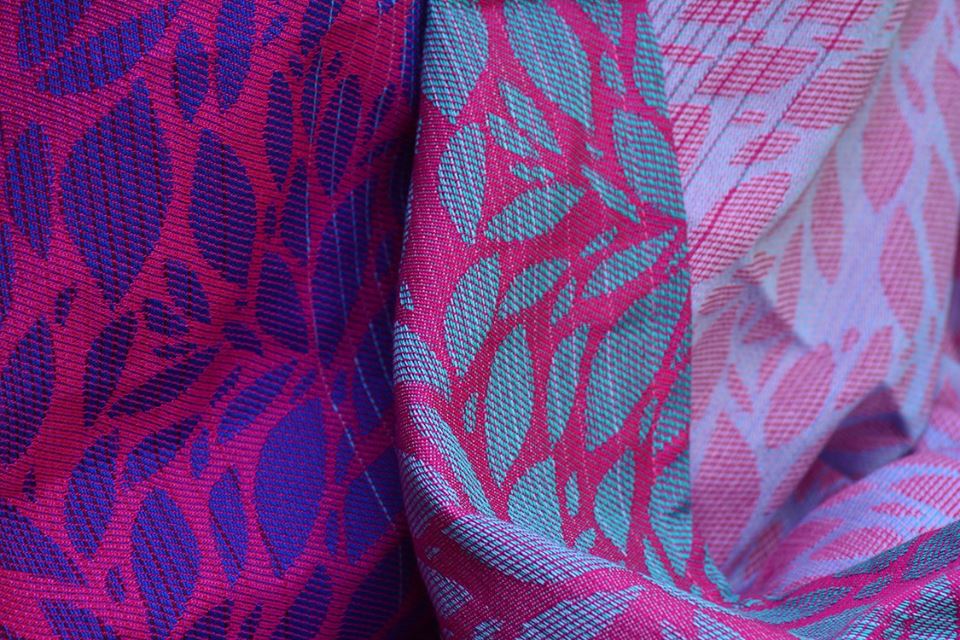 Tragetuch Luluna Slings Dragona Pink Polychrome (Seide) Image