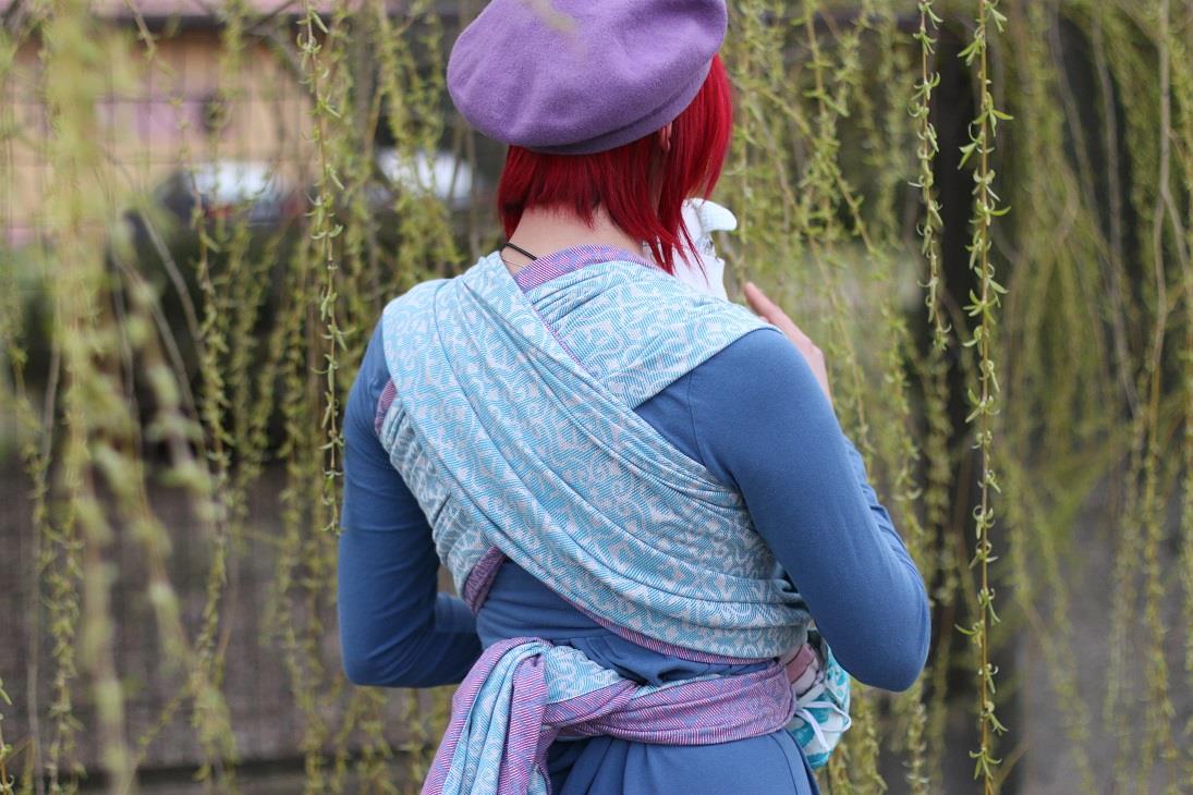 Sensimo Slings Azuleyo Tiffany Wrap (silk) Image