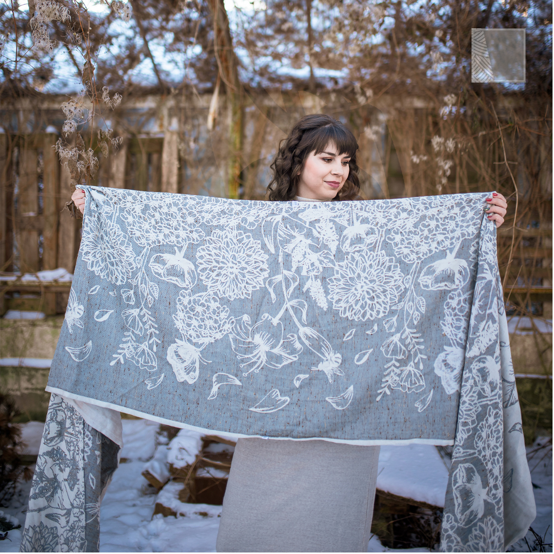 Tragetuch Pure Sling Hanging Gardens Frosty Dawn (tussah) Image