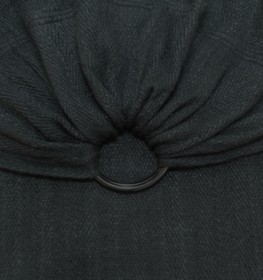 Löft Bishnu Light Black Wrap (cashmere, silk) Image