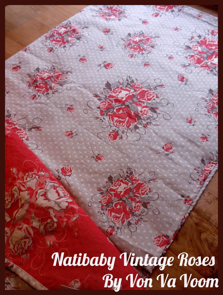 Natibaby Vintage Roses Wrap (linen) Image
