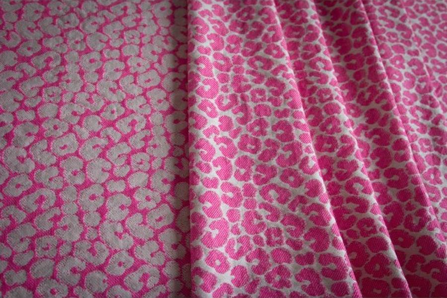 Yaro Slings Pussycat Duo Fluo Pink Wool Blend Wrap (merino, cashmere, silk) Image