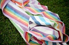 Tragetuch Girasol stripe  Rainbowside Creme de Nube  Image