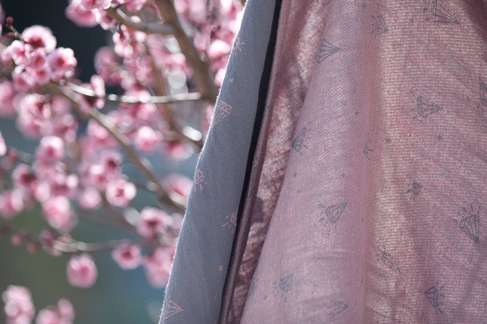 Minako Gem Rose Quartz Wrap (tsumugi silk) Image