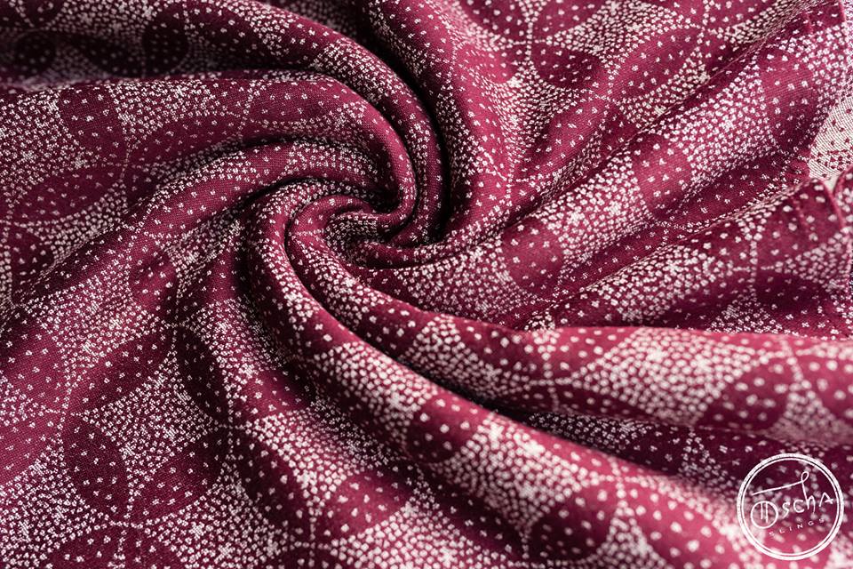 Oscha Starry Night Bordeaux Wrap (wild silk) Image