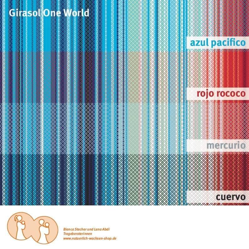Tragetuch Girasol diamonds stripe One World  Image