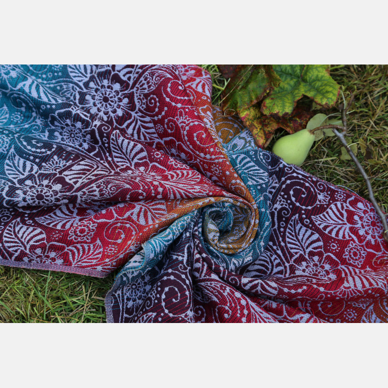 Yaro Slings Ava Trinity Sepia Rainbow Wrap  Image