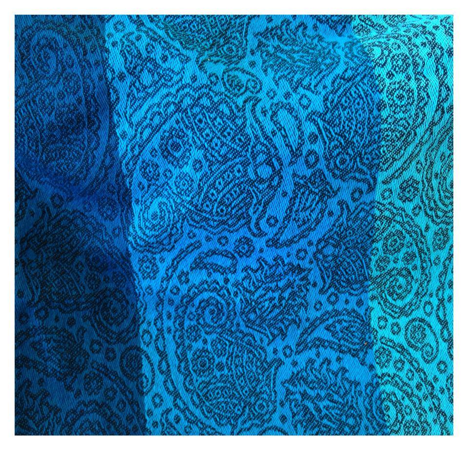 Tragetuch Ellevill Paisley Quatro Blue  Image