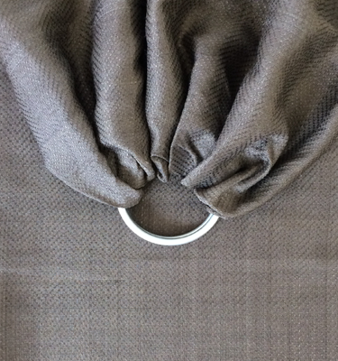 Löft Sakron Olive Brown Wrap (mulberry silk, silk) Image