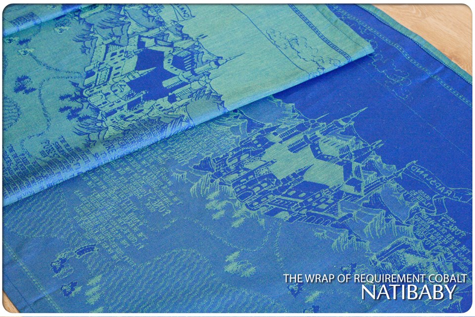 Natibaby THE WRAP OF REQUIREMENT COBALT Wrap (hemp) Image
