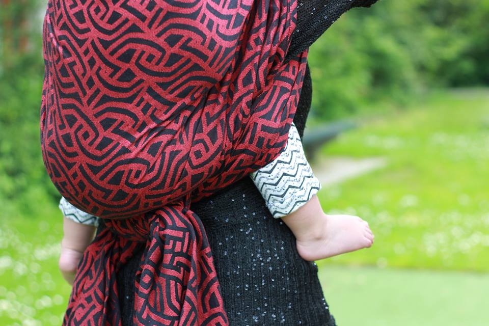 Yaro Slings Braid Black Corail Wrap  Image