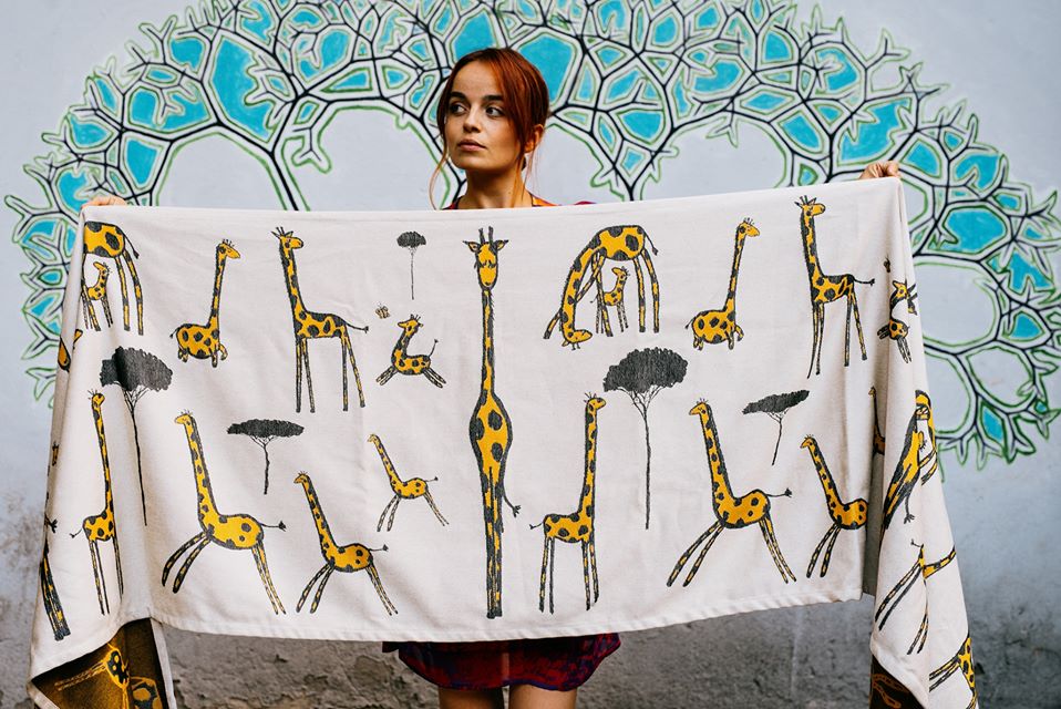 Tragetuch ROAR Autographe de girafe  Image