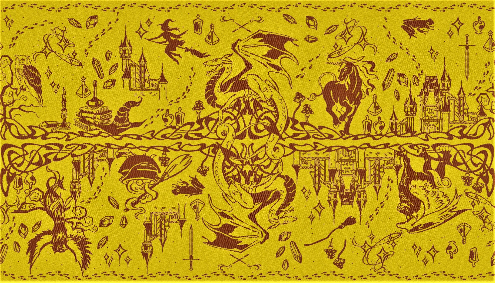Tragetuch Mokosh-wrap School of Witchcraft and Wizardry Griffindor  Image