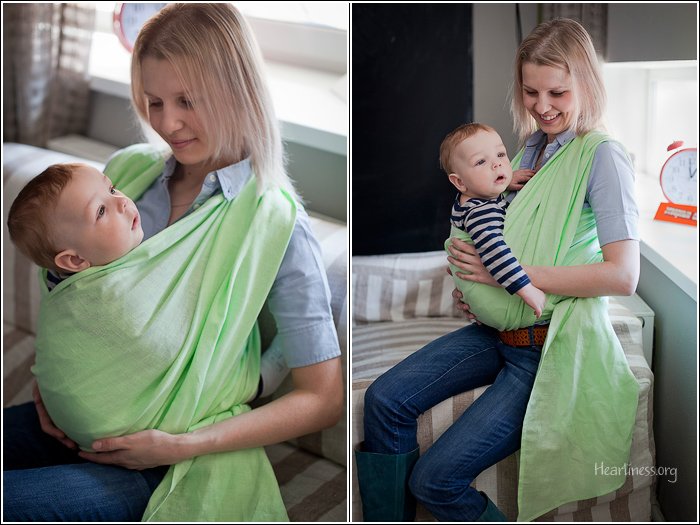 Heartiness onecolor Green Wrap (linen) Image