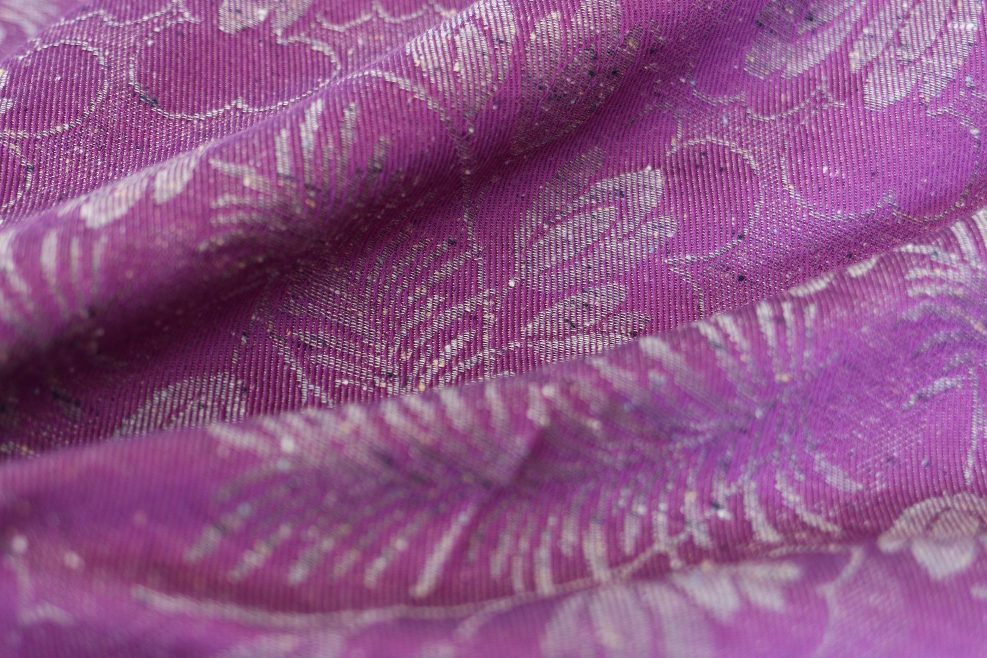 Yaro Slings Campanula Purple Grey Tencel Viscose Confetti Wrap (tencel, viscose) Image