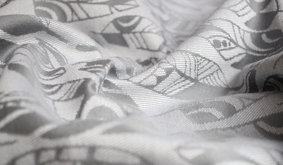 Yaro Slings Four Winds Grey White Wool Wrap (wool) Image