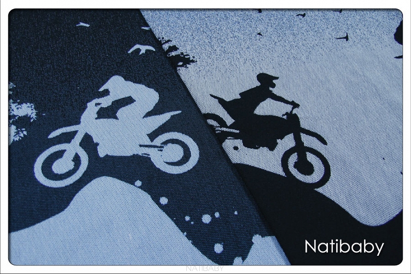 Natibaby Motocross Blue Wrap  Image