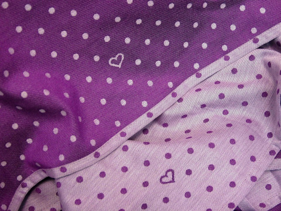 Tragetuch Pollora Purple Polka  Image