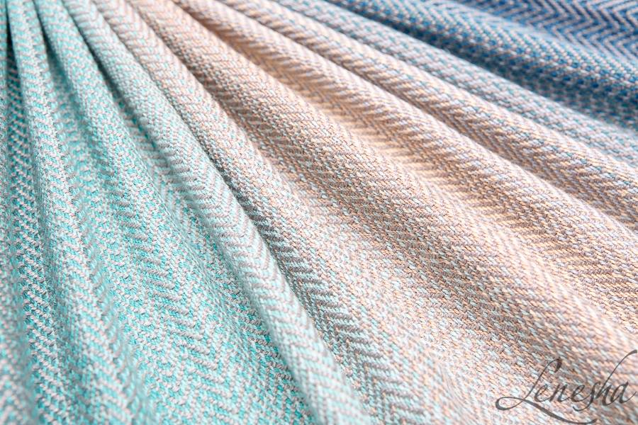 Lenesha twill Toscana sand Wrap (silk, linen, cashmere) Image