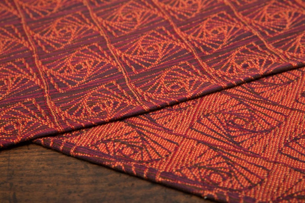 Firespiral Slings Rust Dendron Curves of Pursuit Wrap (merino) Image