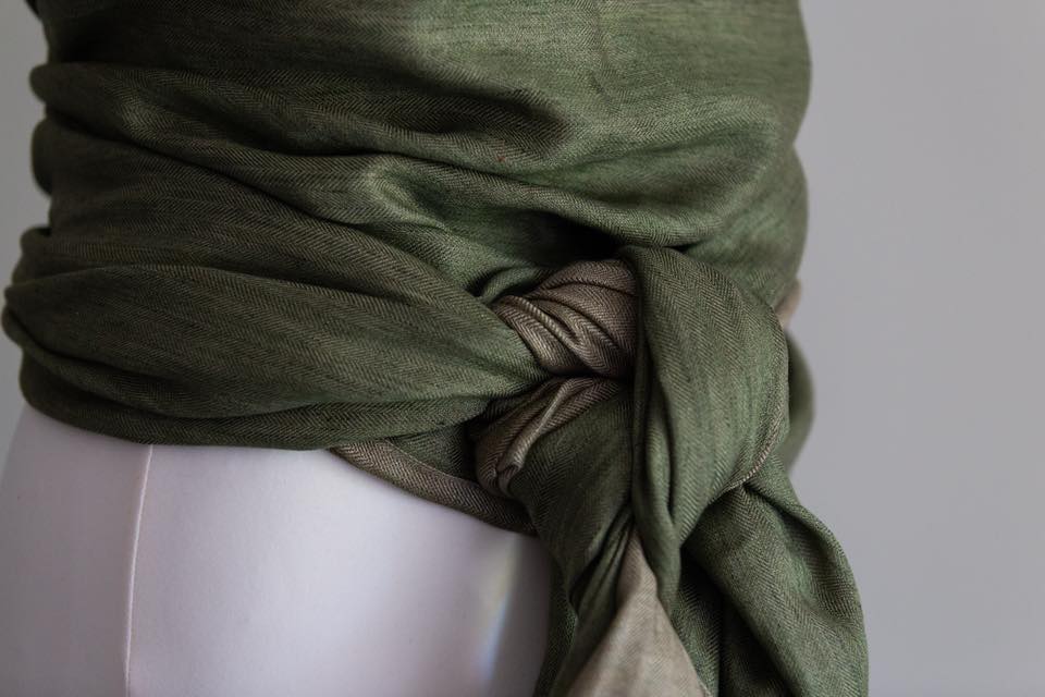 Vaipiri double sided Green Garden Wrap (linen) Image