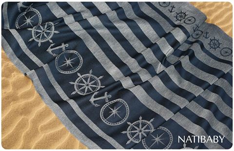 Natibaby Nautical Wrap (linen) Image