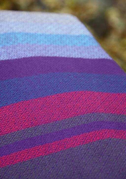 Girasol diamonds stripe Sadie's Rainbow Purple Wrap  Image