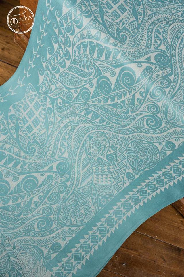 Oscha Katican Mere Wrap (wild silk, linen) Image