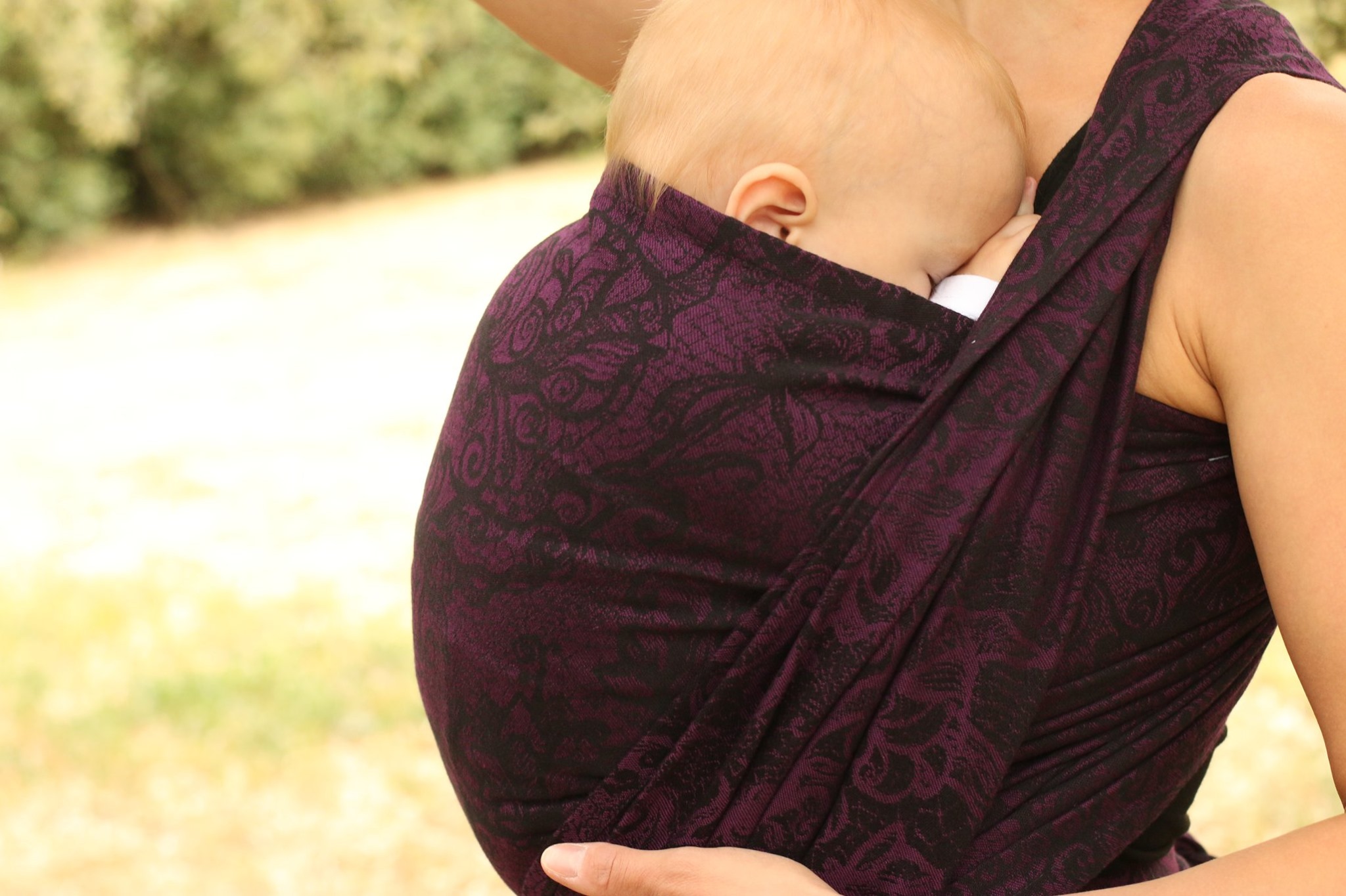Pellicano Baby Marie Antoinette Purple Wrap (merino) Image