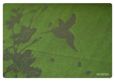 Natibaby Colibri Dark Olive-Green Wrap (linen) Image
