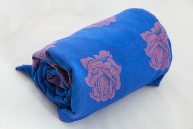 Tragetuch Lenny Lamb roses Rose Violet & Blue  Image