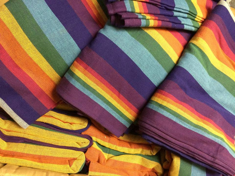 Tragetuch Girasol stripe Rainbow BLING  Image