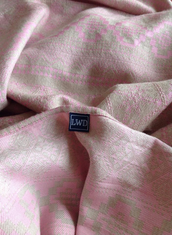 Lawilde Cherry Blossom Fraser prototype Wrap (cashmere, mulberry silk) Image