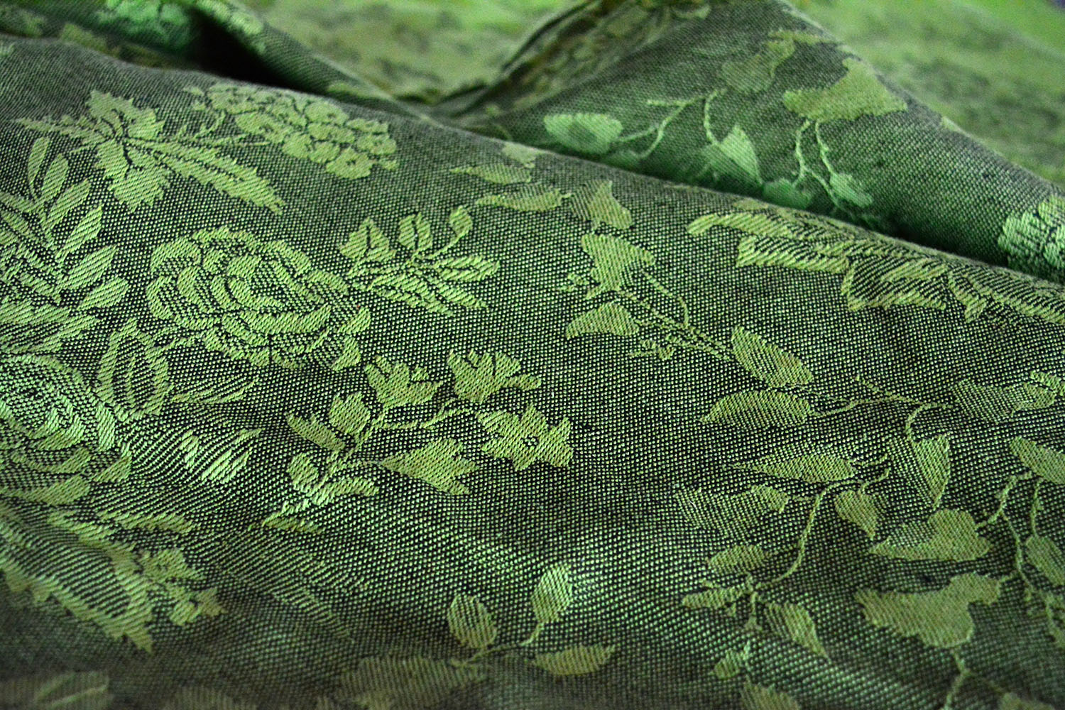 Luluna Slings FIORELLA GREEN EYE Wrap (linen) Image