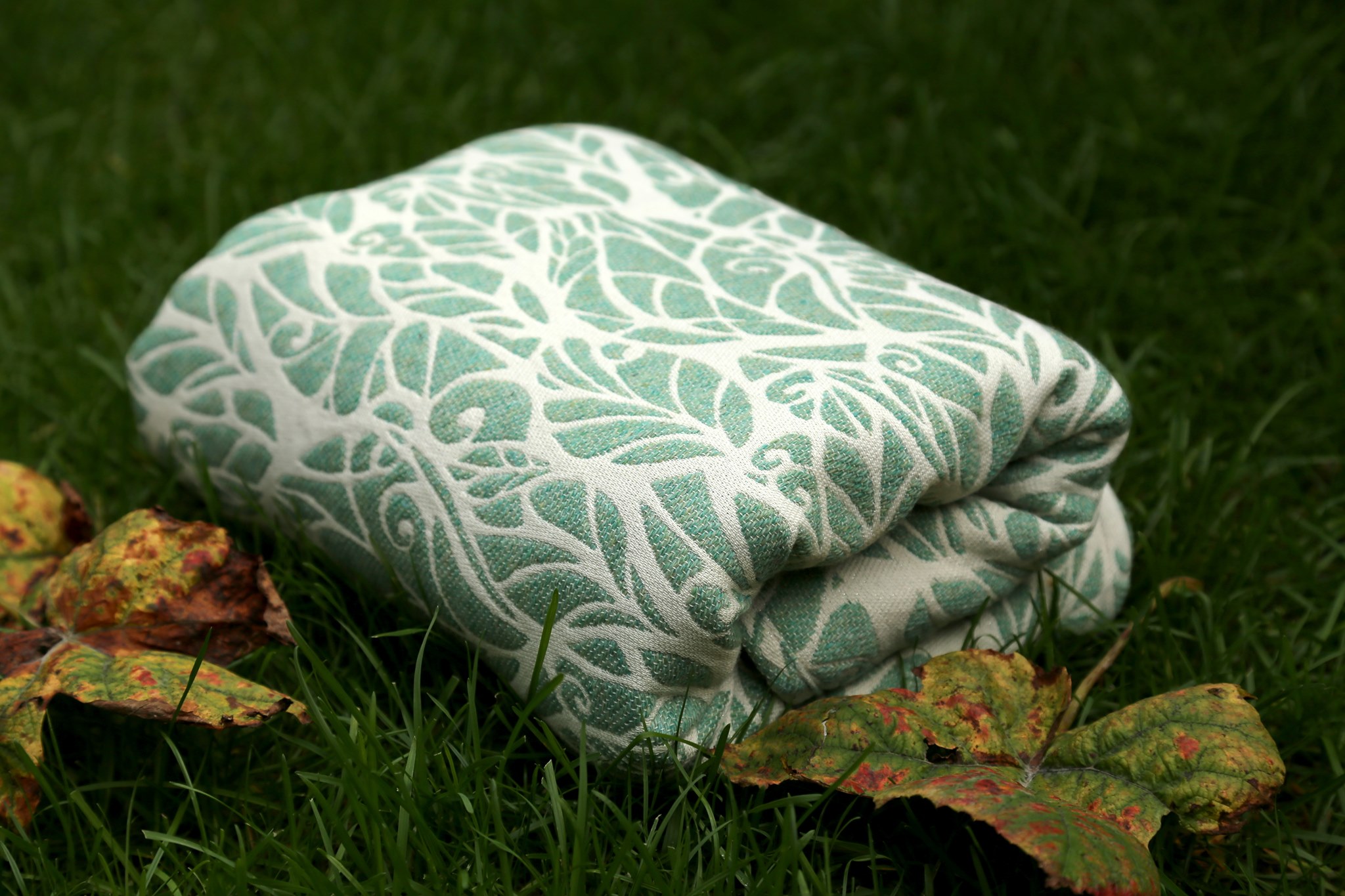 Solnce Genesis Celadon Wrap (cashmere, merino, mulberry silk, glitter) Image