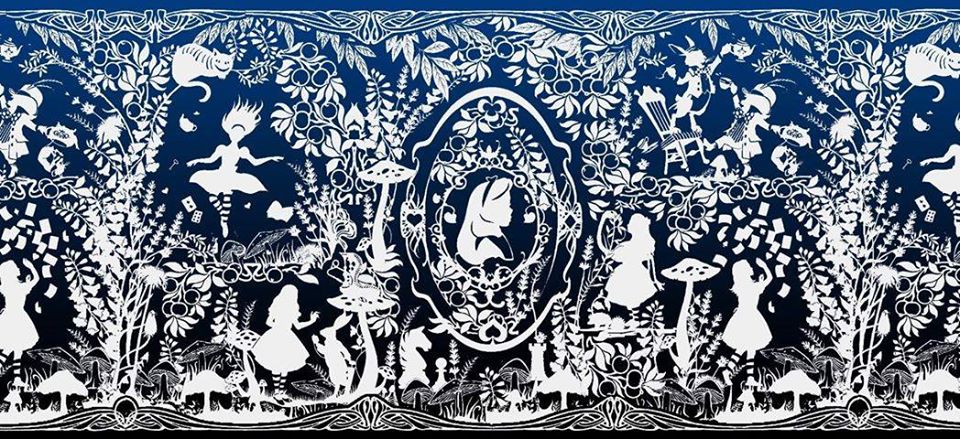 Mokosh-wrap Alice in Wonderland Chasing the Rabbit Wrap (others) Image