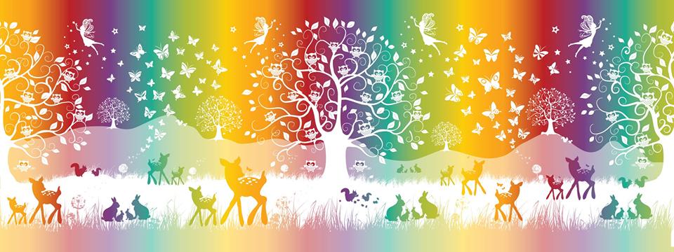Tragetuch Natibaby Magical forest Rainbow  Image