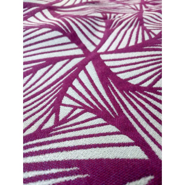 Yaro Slings Magnetic Contra Purple White Wool Glam Wrap (wool, polyester) Image