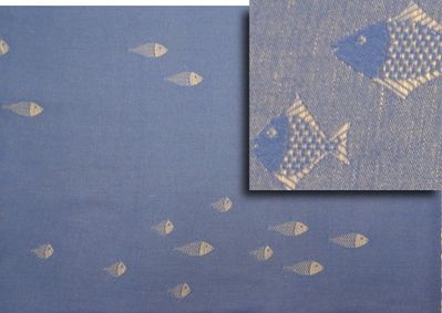 Didymos fishes Fische stahlblau Leinen Wrap (linen) Image
