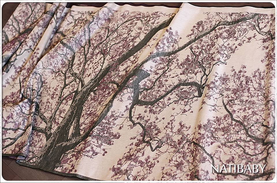 Natibaby Cherry Tree Wrap (linen) Image